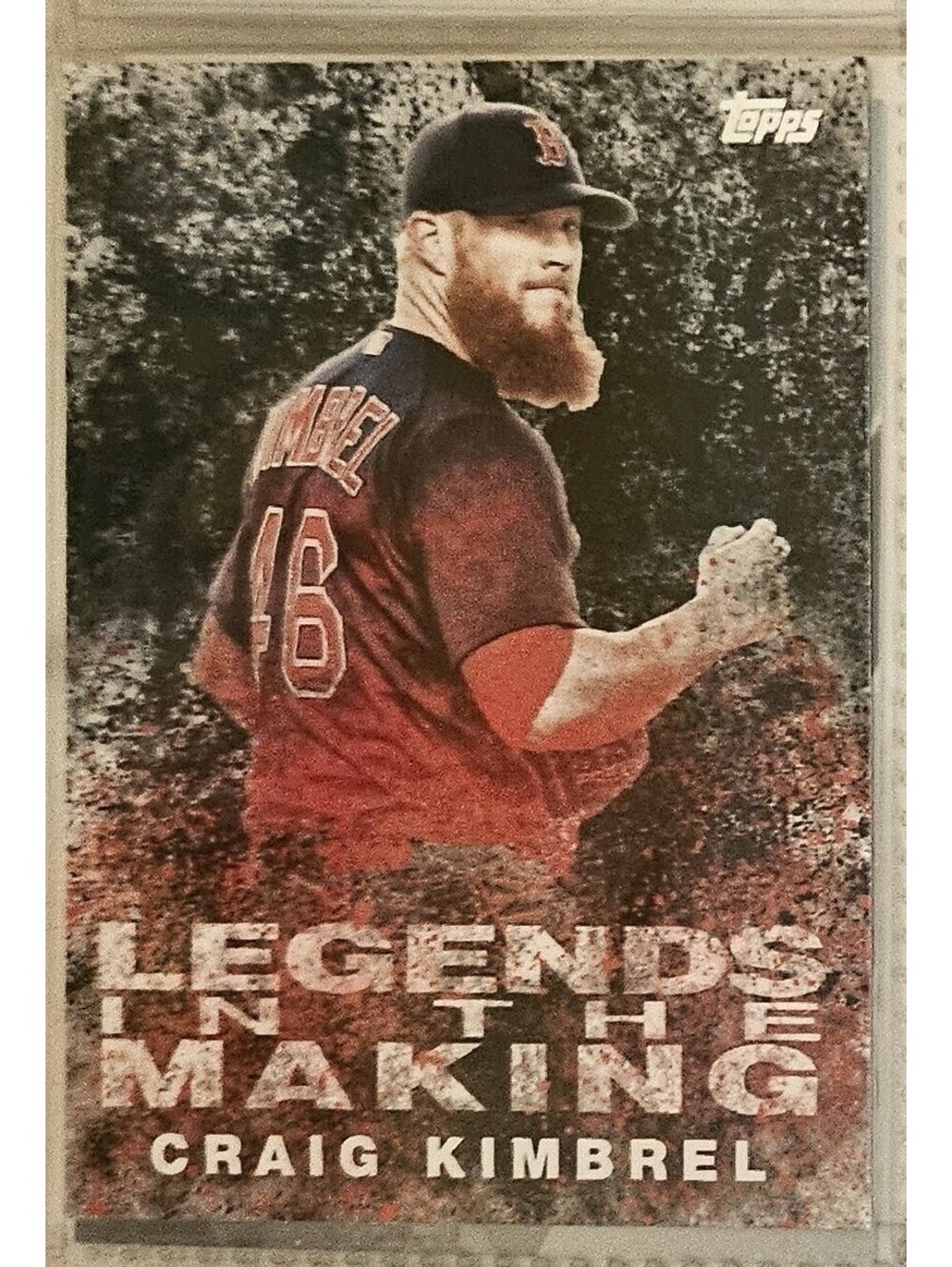 2018 Topps Update LEGEND IN THE MAKING BLACK #29 Craig Kimbrel RED SOX